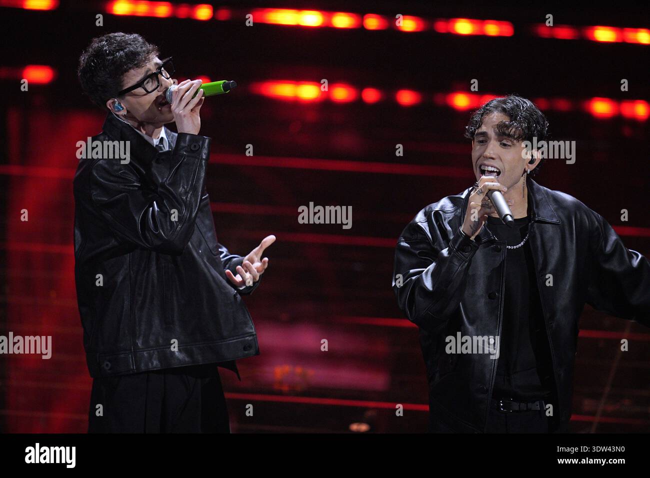 LDA & Aka 7even performs during the 76th edition of the Sanremo Italian ...