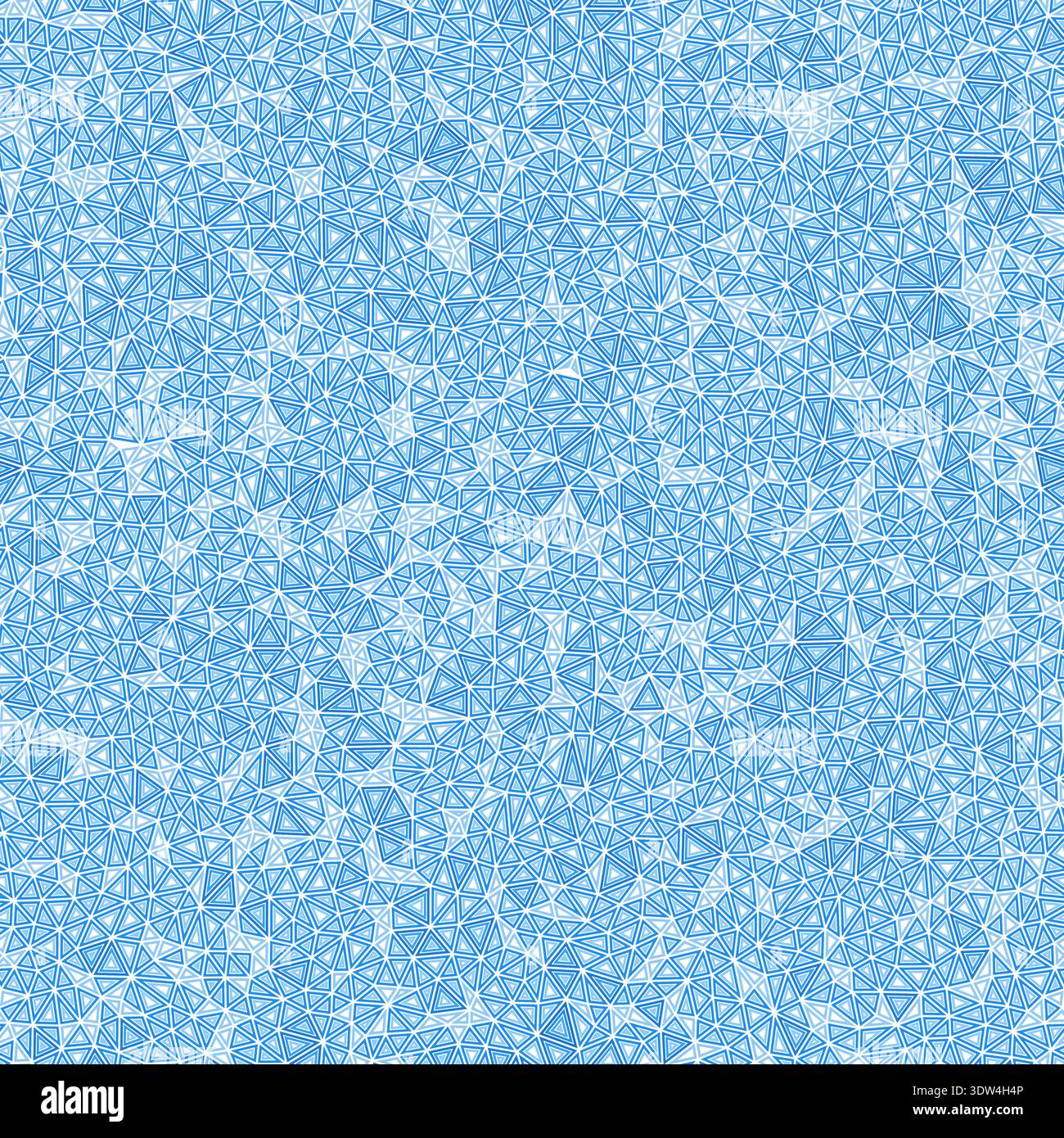 Tileable abstract background. Multiple repeated inner triangles. Tiny triangles size. One tone colored style. Seamless pattern. Trending vector tiles. Stock Vector