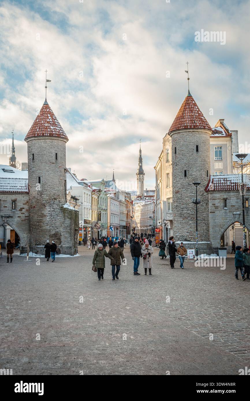 Twin gate towers hi-res stock photography and images - Alamy