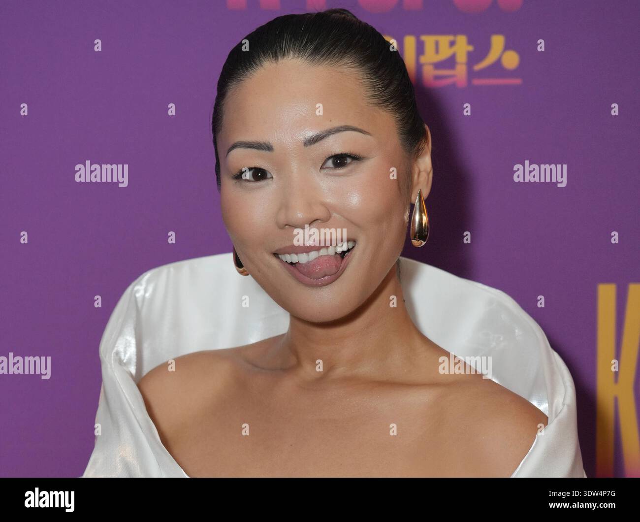 Jee Young Han arrives at the "K-POPS!" Los Angeles Premiere held at AMC ...