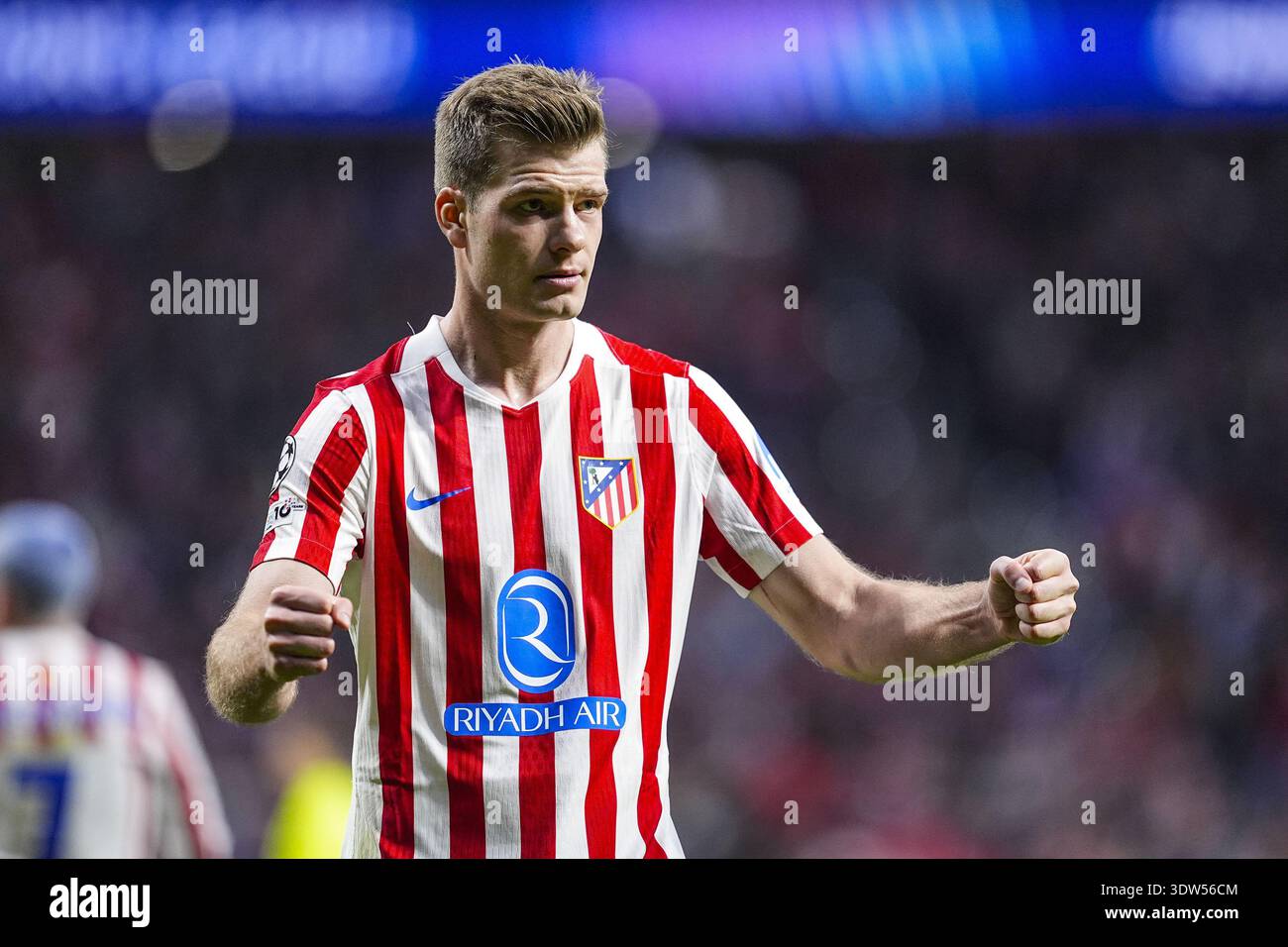 Soloth Alexander Sorloth of Atletico de Madrid celebrates a goal during the ...