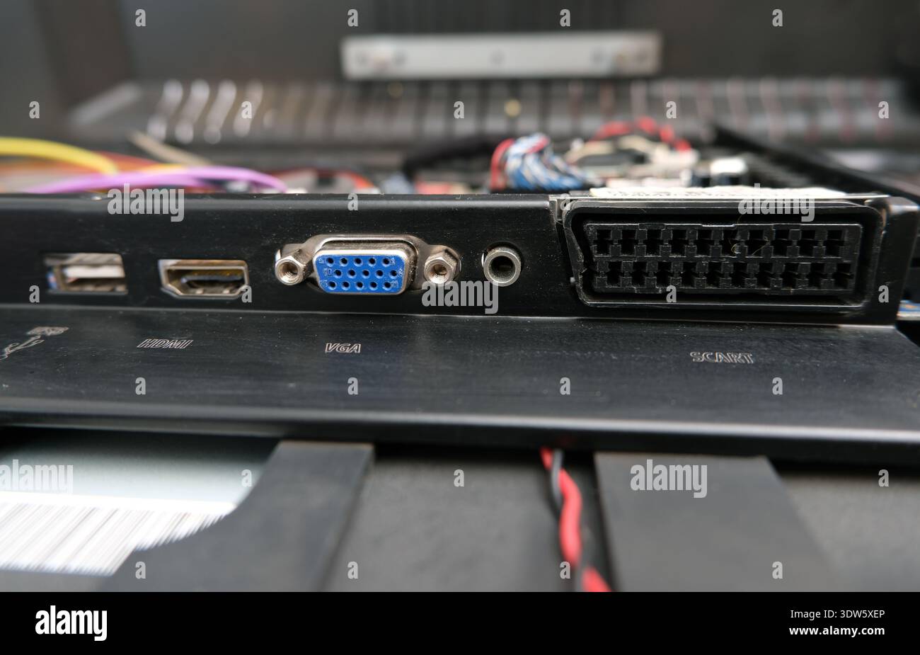 Visual Input Port Input display hi-res stock photography and images - Alamy