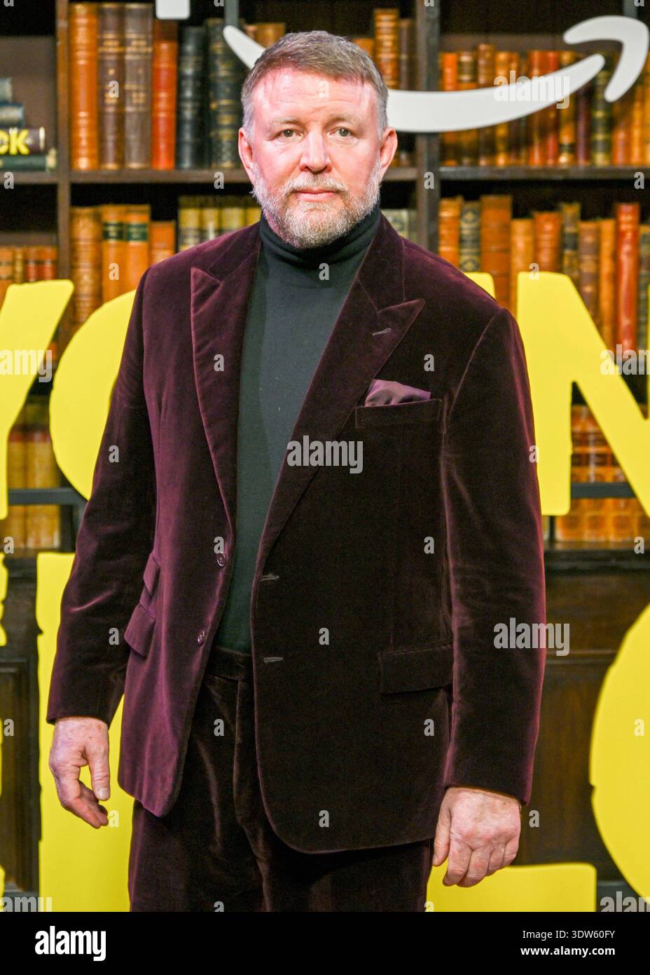 Justin Ritchie Actor Guy Ritchie attends the Young Sherlock World Premiere at Queen ...