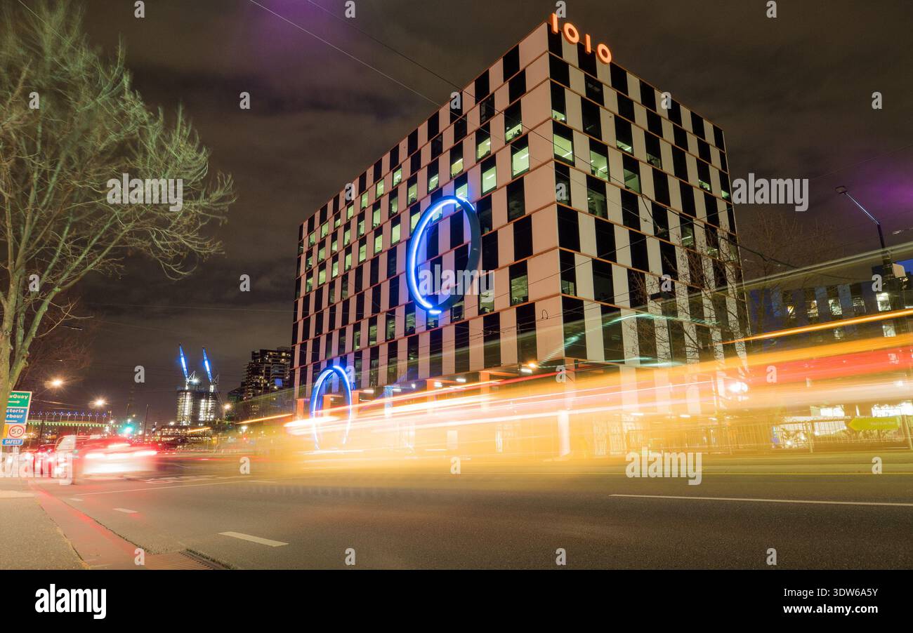 1010 LaTrobe Street building, the facade is an optical illusion of ...