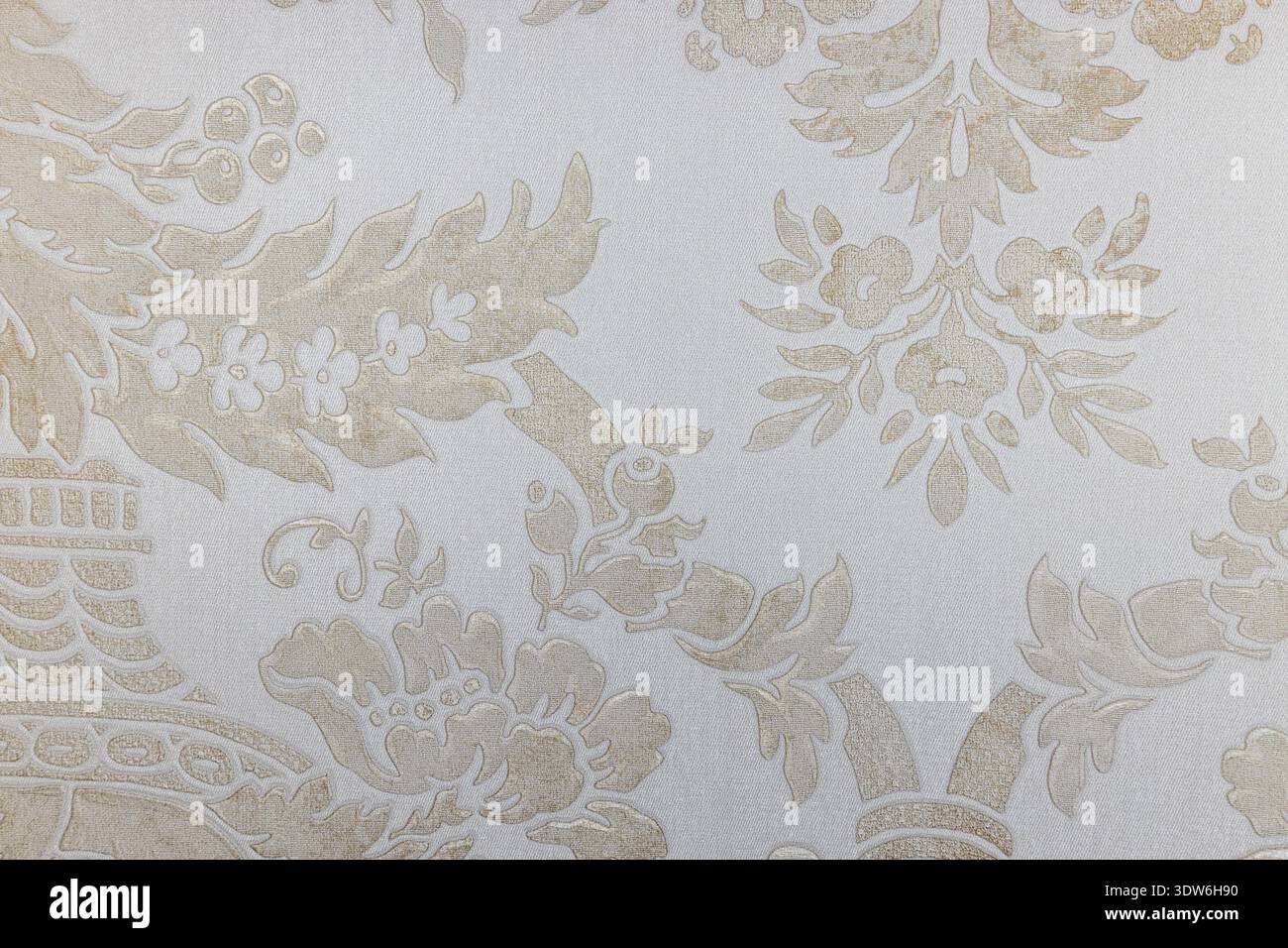 Classic damask seamless background with intricate details Stock Photo