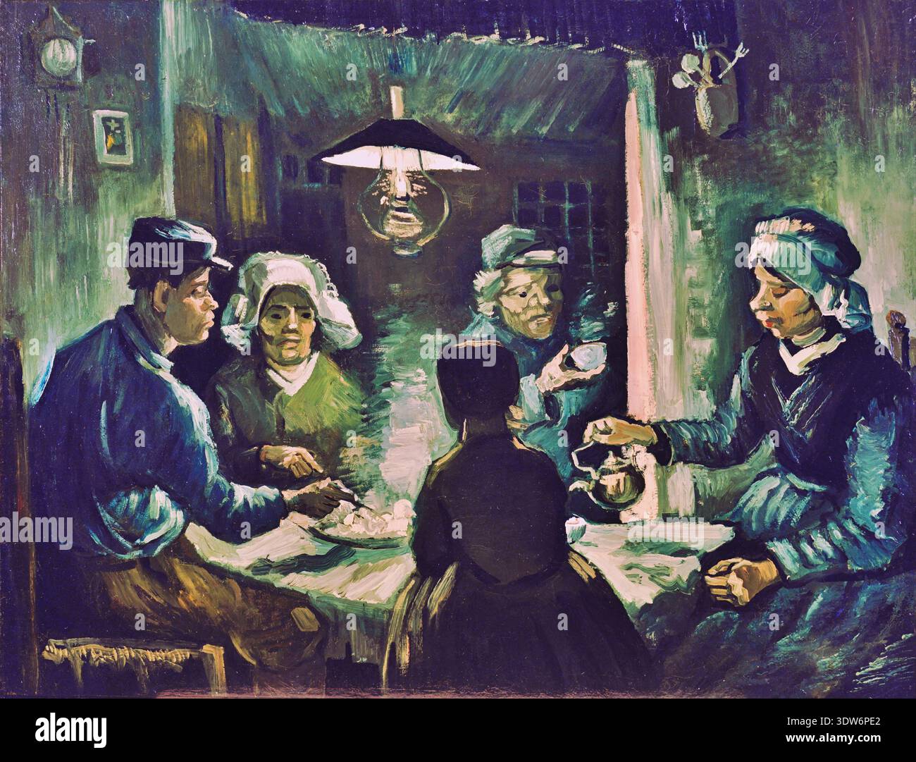 Vincent van Gogh The Potato Eaters (De Aardappeleters) (1885), Nuenen ...