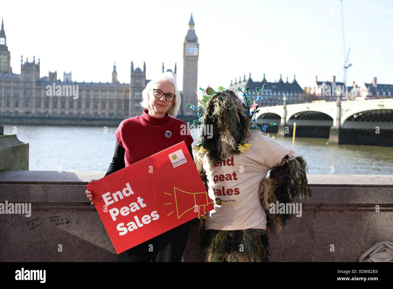 EDITORIAL USE ONLY Campaigners deliver a petition to Downing Street in ...