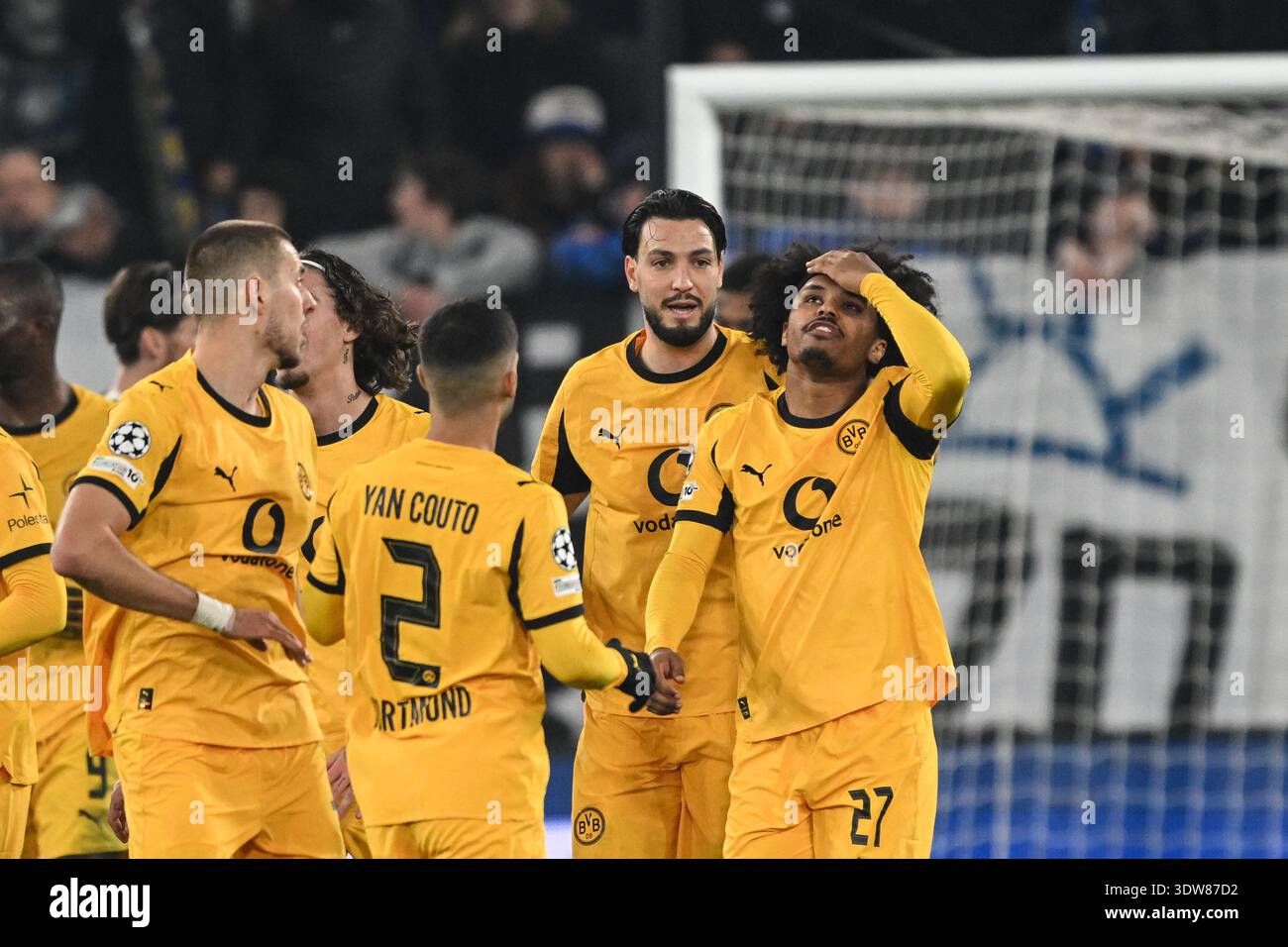 Karim Adeyemi Of Borussia Dortmund Celebrating After A Goal During The karim-adeyemi-of-borussia-dortmund-celebrating-after-a-goal-during-the
