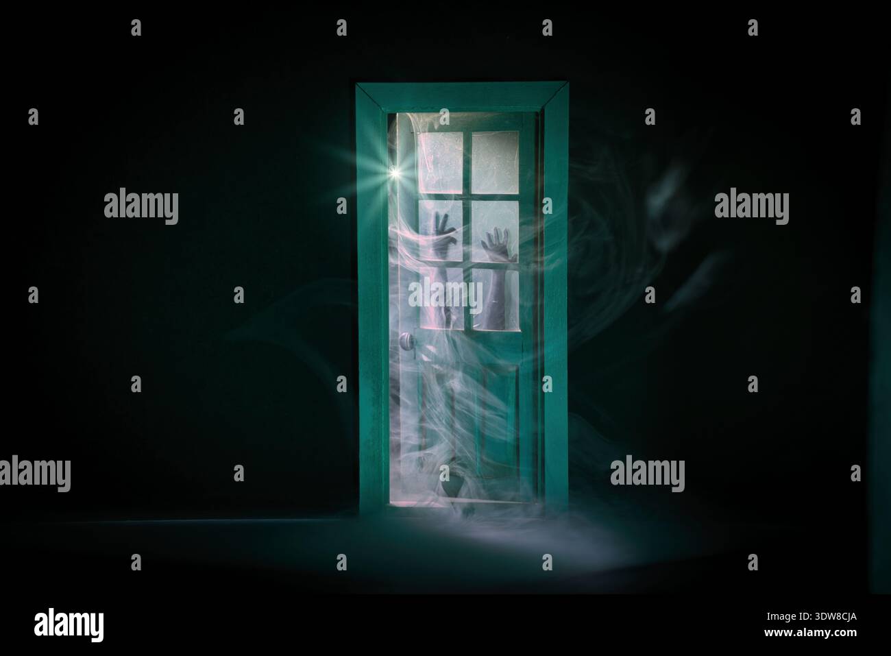 Concept of paranormal activity Stock Photo