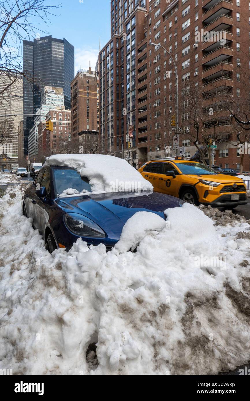 Winter Storm Fern dumped snow on 25 January 2026 which still blocks the ...