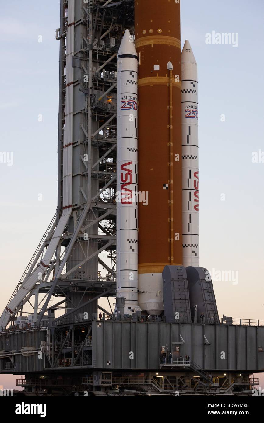 Nasa Vab Rockets Starting at 9:30 PM today NASA is rolling back their SLS Artemis II ...