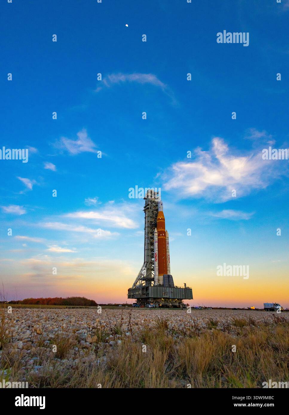 Nasa Vab Rockets Starting at 9:30 PM today NASA is rolling back their SLS Artemis II ...