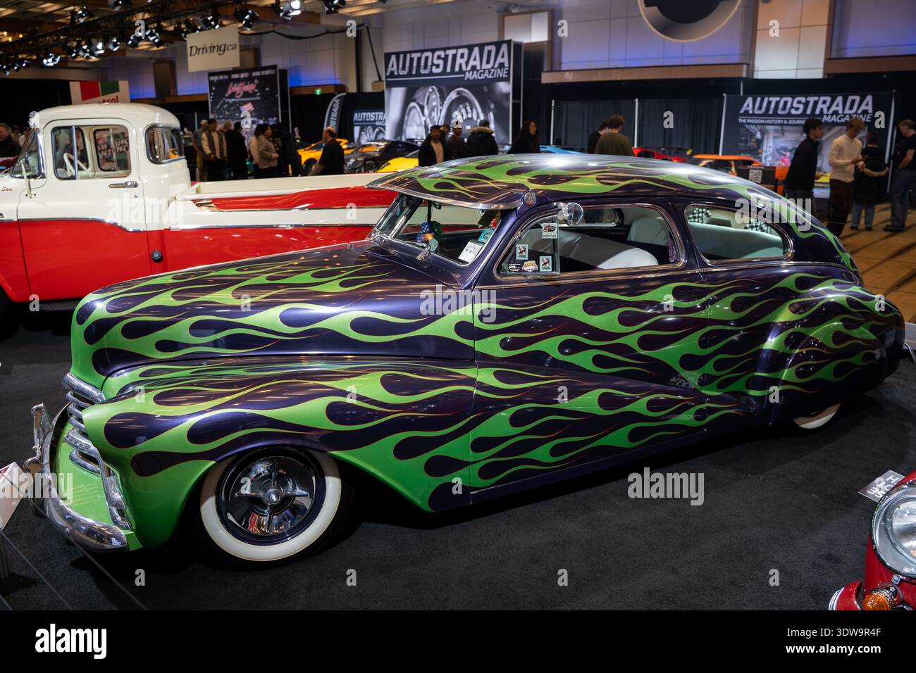 View of 1947 Chevrolet Fleetline Lead Sled at Canadian International ...
