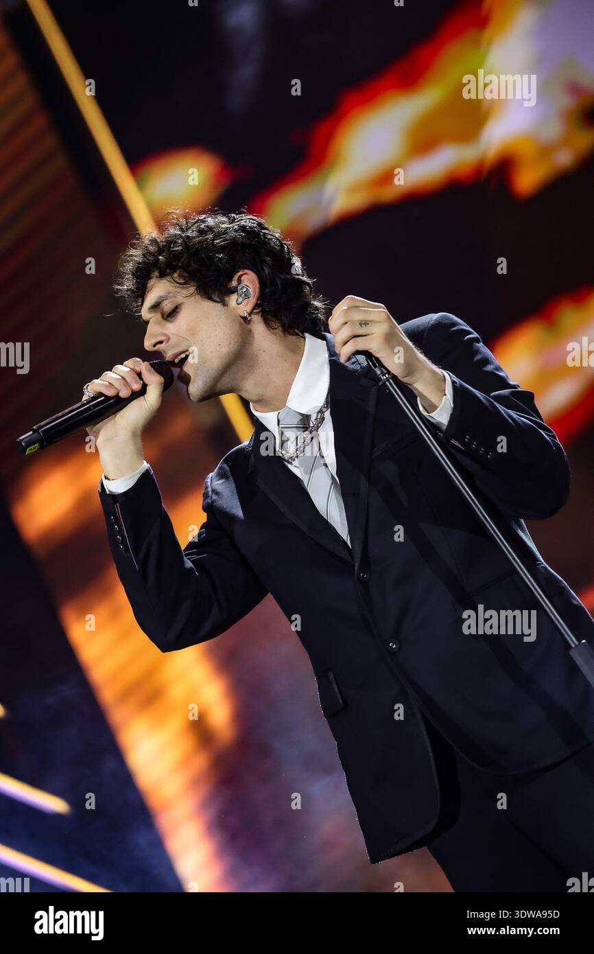 Bresh live in Piazza Colombo in Sanremo during the Music Concert BRESH ...