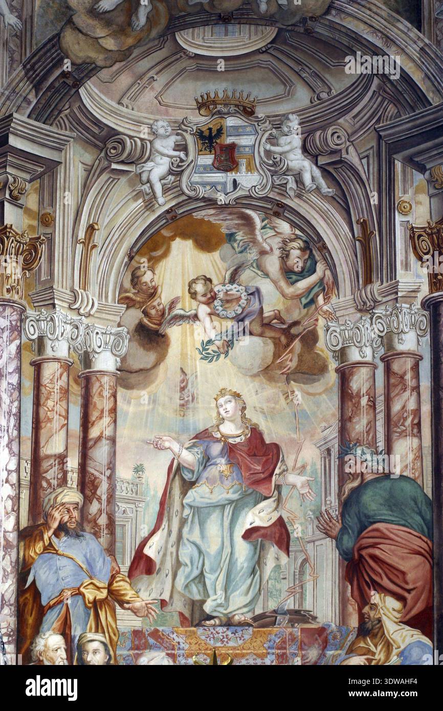 Saint catherine painting hi-res stock photography and images - Alamy