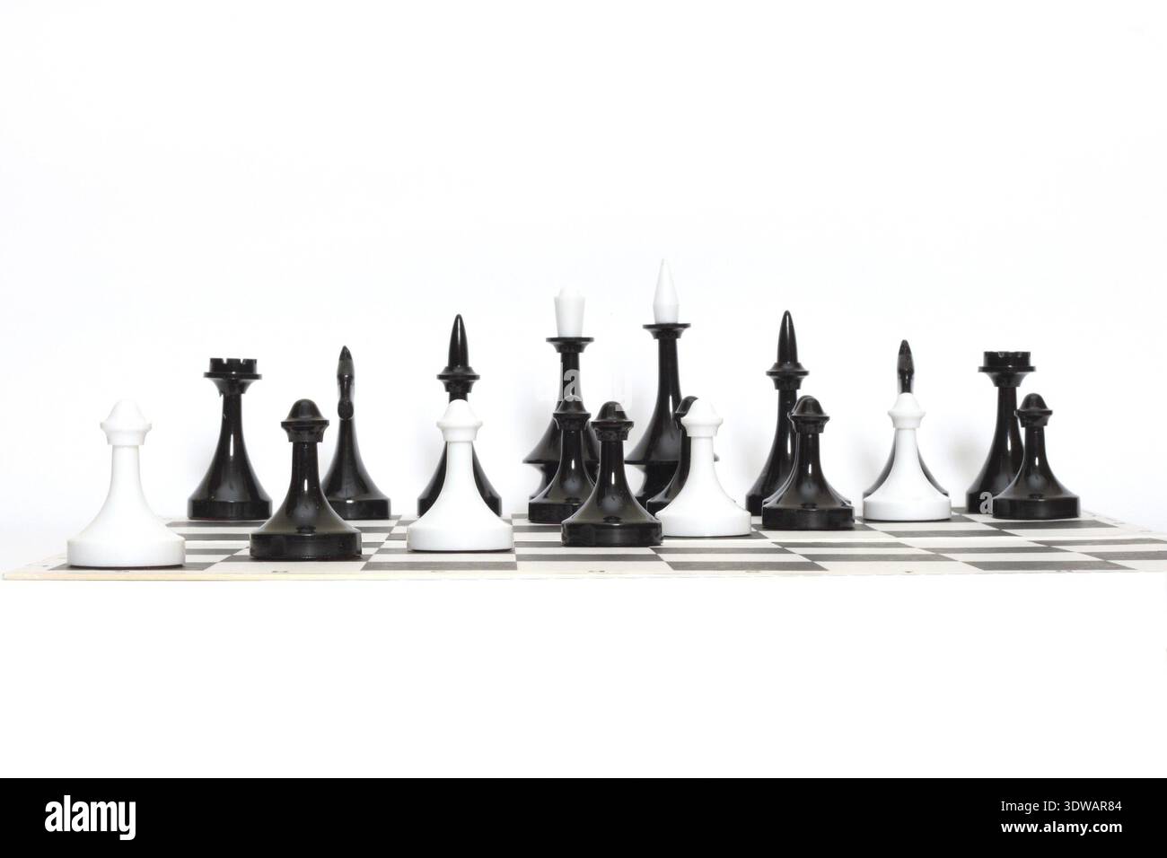 Chess isolated on white background Stock Photo - Alamy