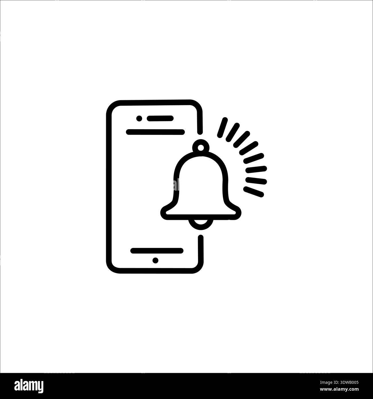 Notification Vector Solid Icons. Simple stock illustration stock Stock Vector
