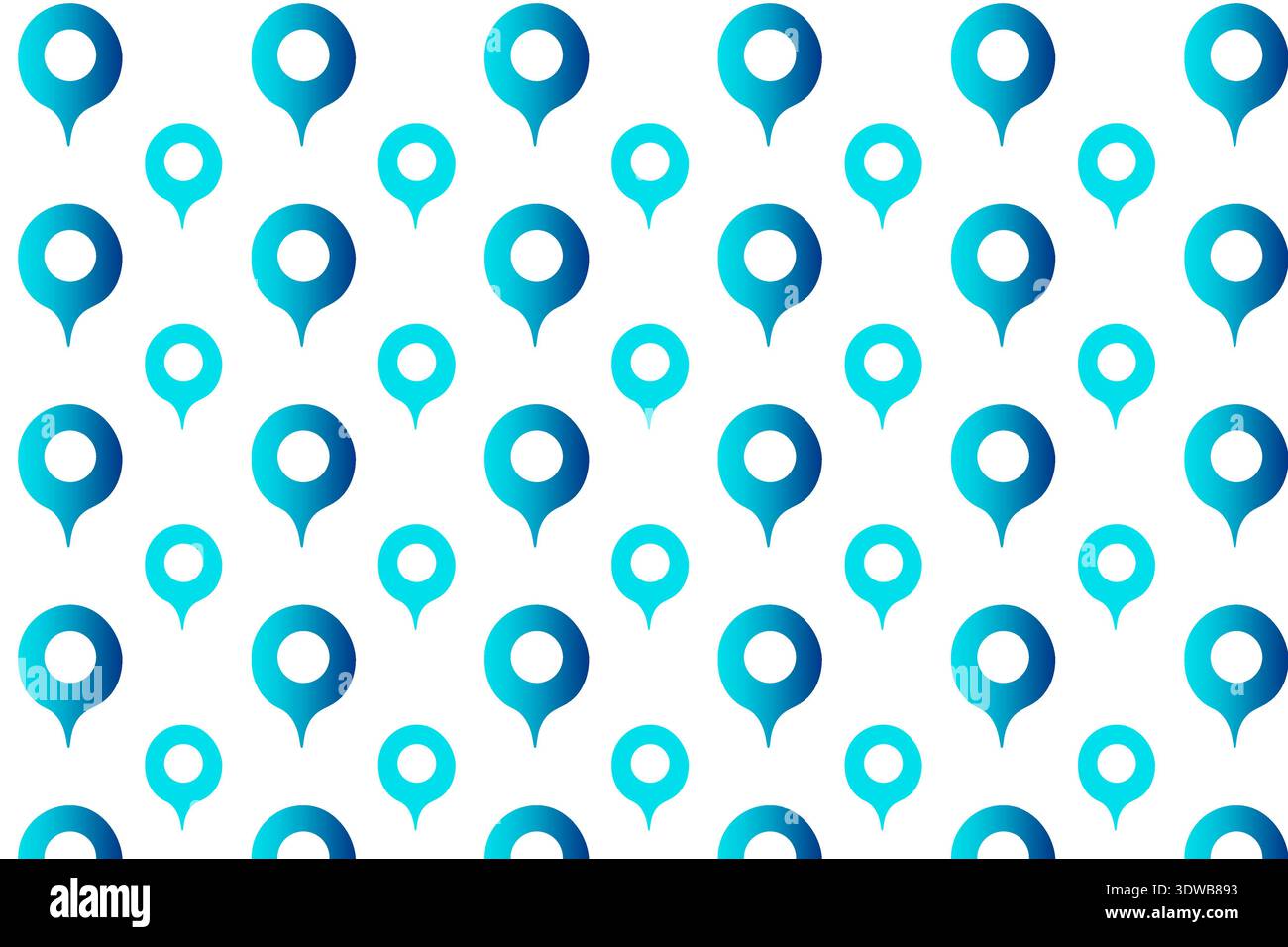 Abstract Map Pointer Pattern Background, can be used for business designs, presentation designs or any suitable designs. Stock Vector