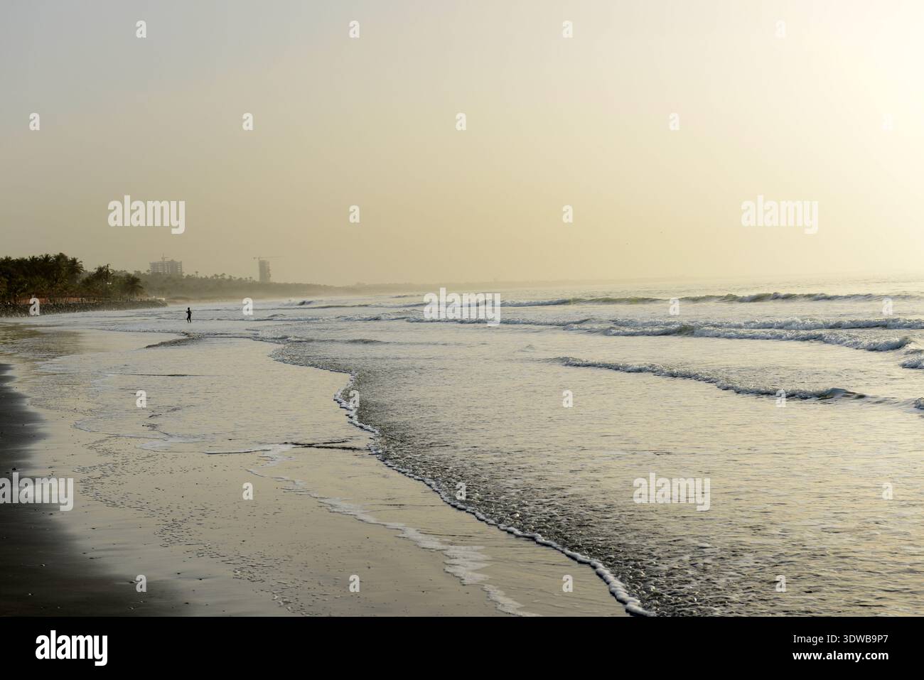 Serrekunda beach in The Gambia. Stock Photo