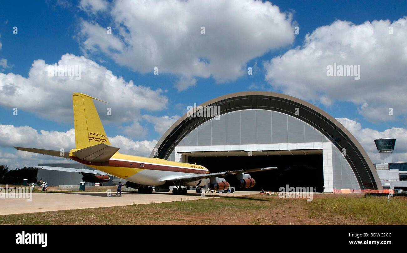 Boeing 367-80 (Dash 80) was a Boeing-built four-engine jet transport ...