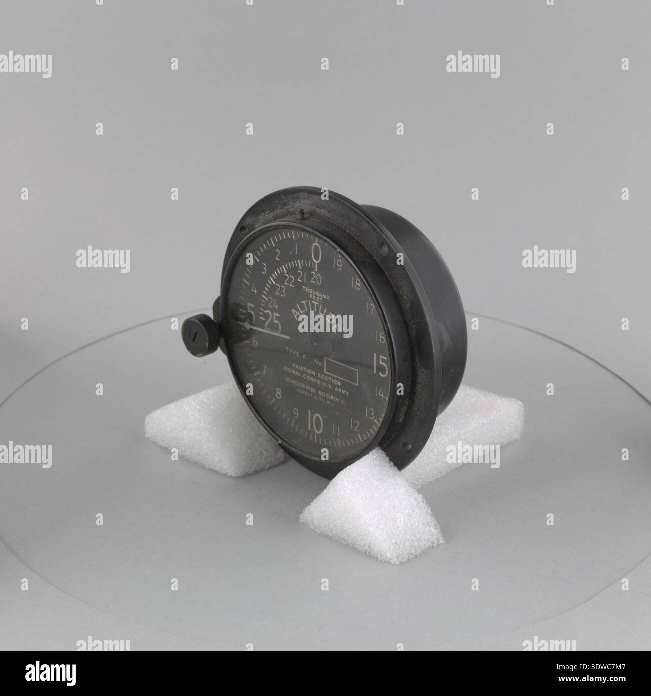 Simple Altimeter, Type F is an aircraft altitude measuring instrument ...