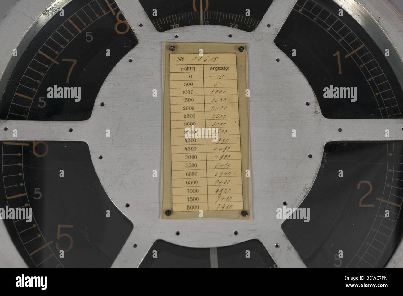 The Zeppelin L-49 altimeter is a historical instrument used in aviation ...