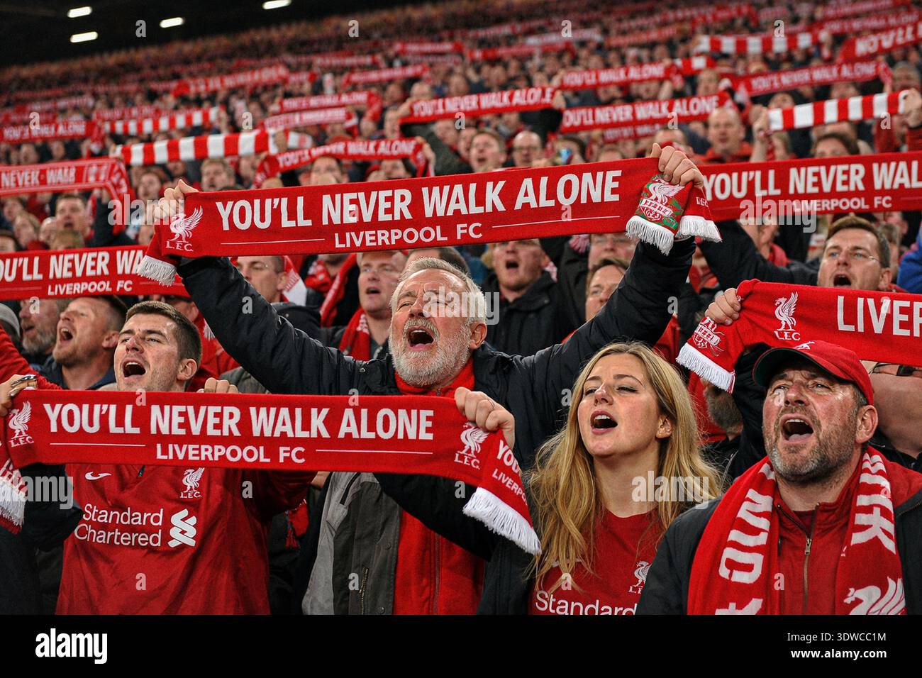 Scarf youll never walk alone hi-res stock photography and images
