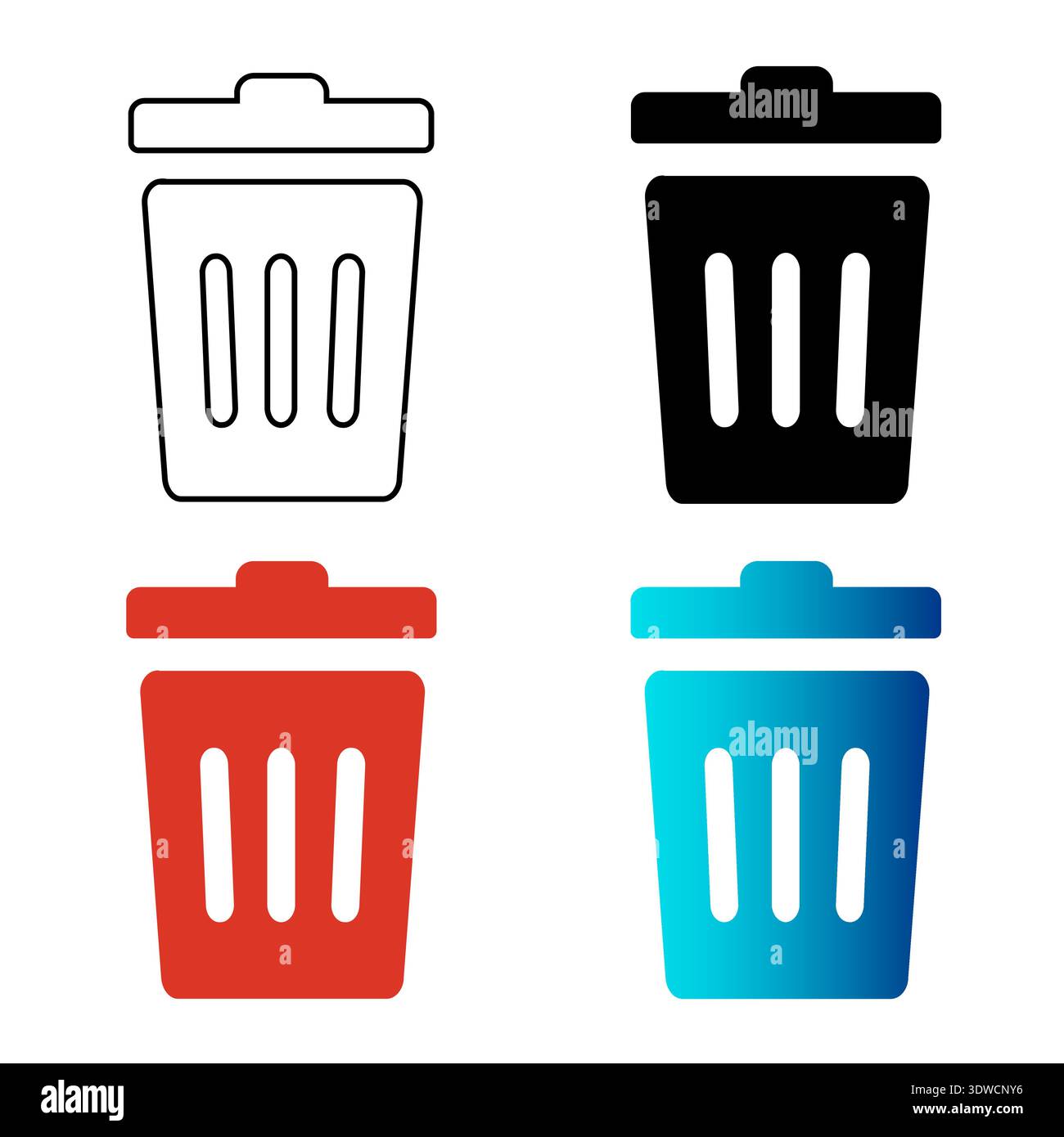 Abstract Delete Silhouette Illustration, can be used for business designs, presentation designs or any suitable designs. Stock Vector