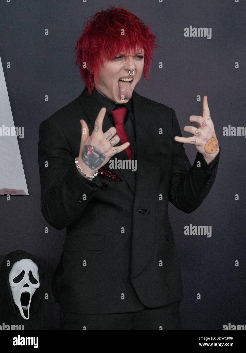 Sueco arrives at the Paramount Pictures' SCREAM 7 Los Angeles Premiere ...