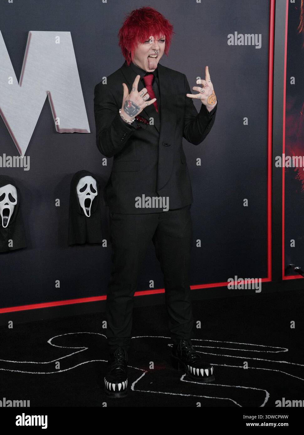 Sueco arrives at the Paramount Pictures' SCREAM 7 Los Angeles Premiere ...