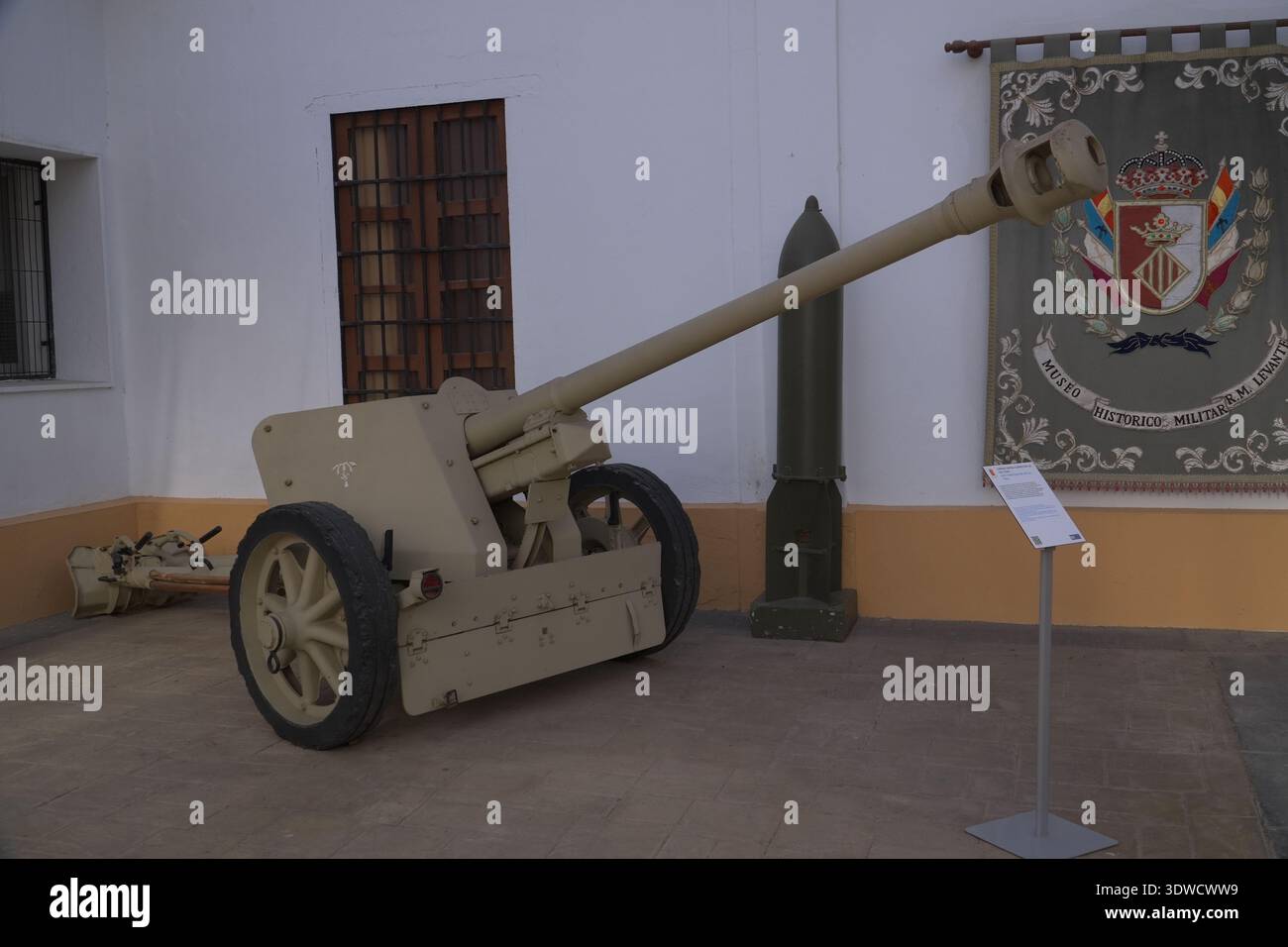 7.5 cm PaK 40 anti-tank gun. German WWII weapon, field artillery. Used ...