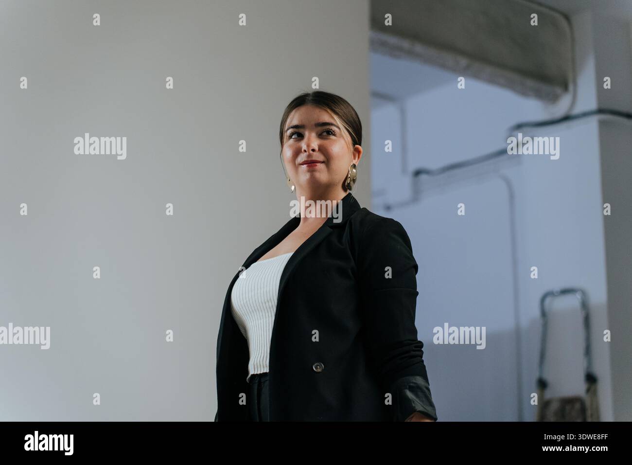 Professional woman in black blazer hi-res stock photography and images ...