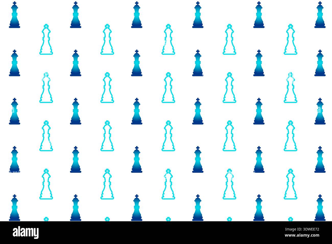 Abstract  Chess King Pattern Background, can be used for business designs, presentation designs or any suitable designs. Stock Vector