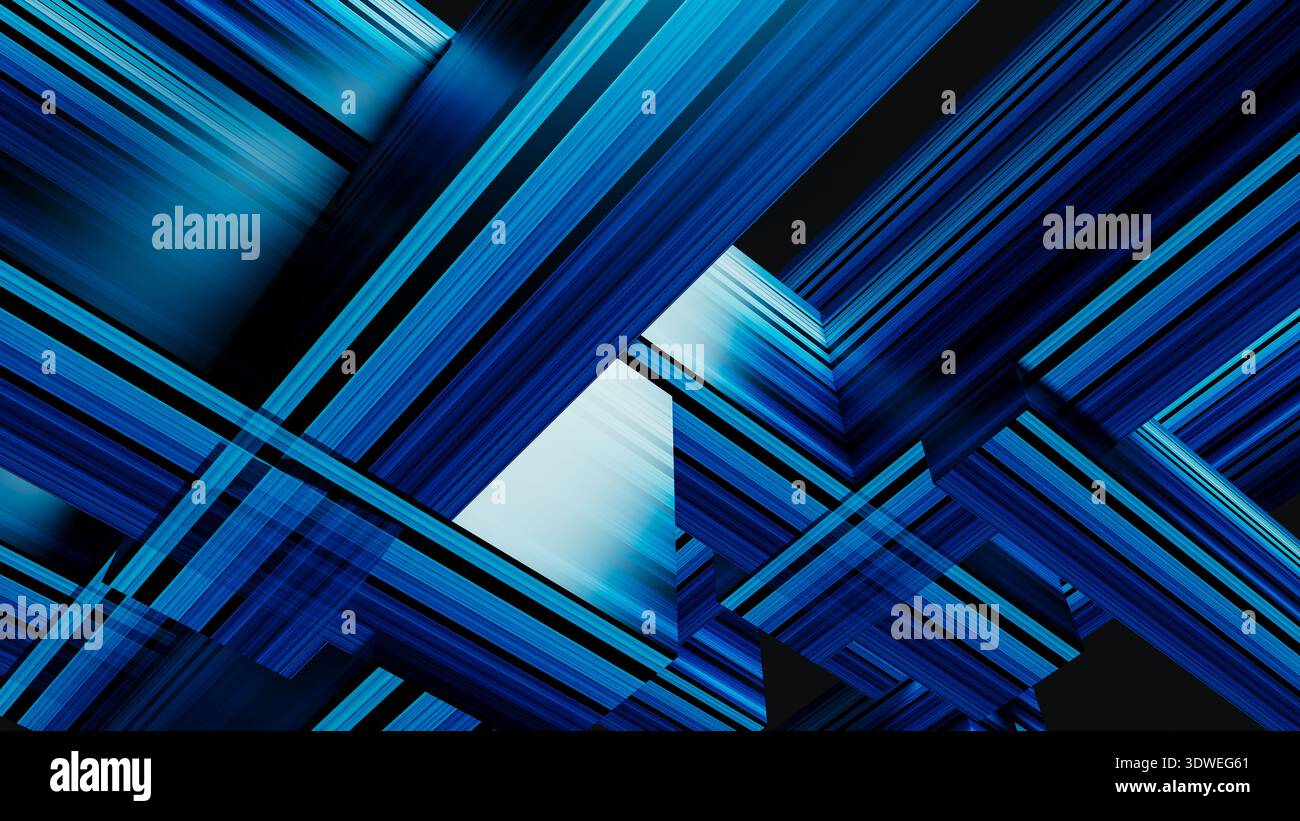 This design showcases a dynamic arrangement of lines creating an abstract geometric background. Stock Photo