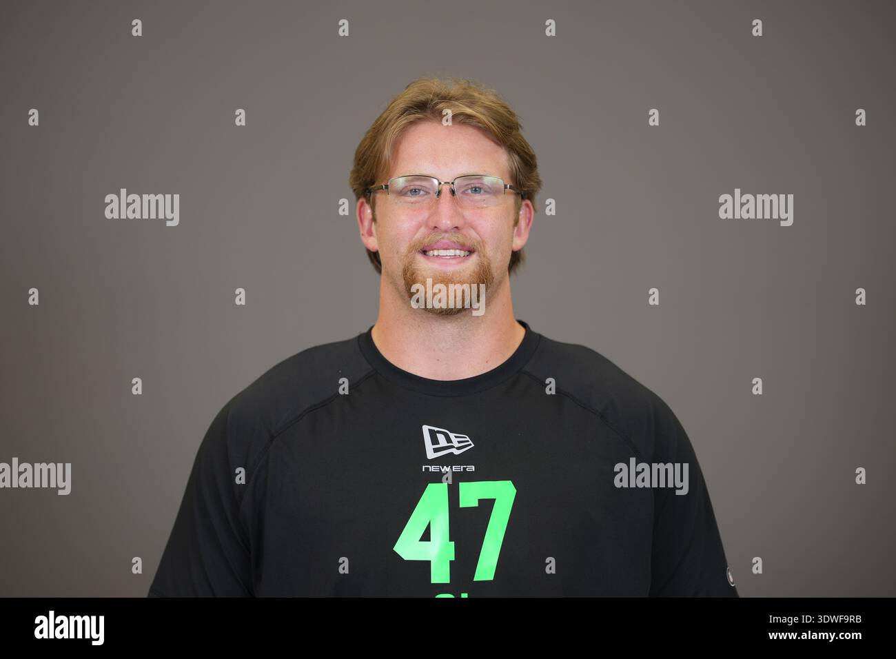 Florida offensive lineman Jake Slaughter (47) poses for a portrait at ...
