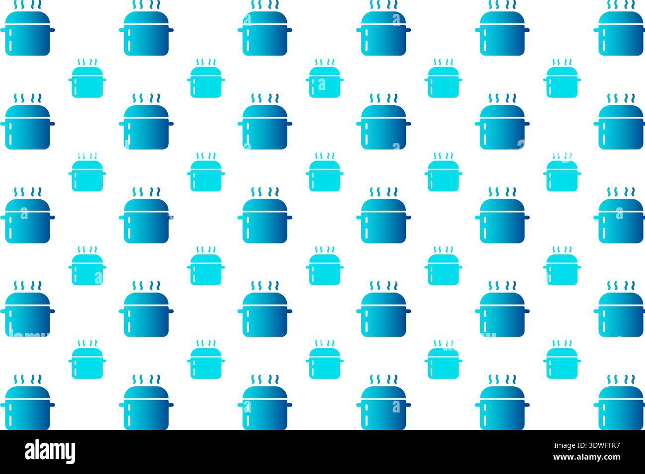 Abstract Kitchen Cooker Utensil Pattern Background, can be used for business designs, presentation designs or any suitable designs. Stock Vector