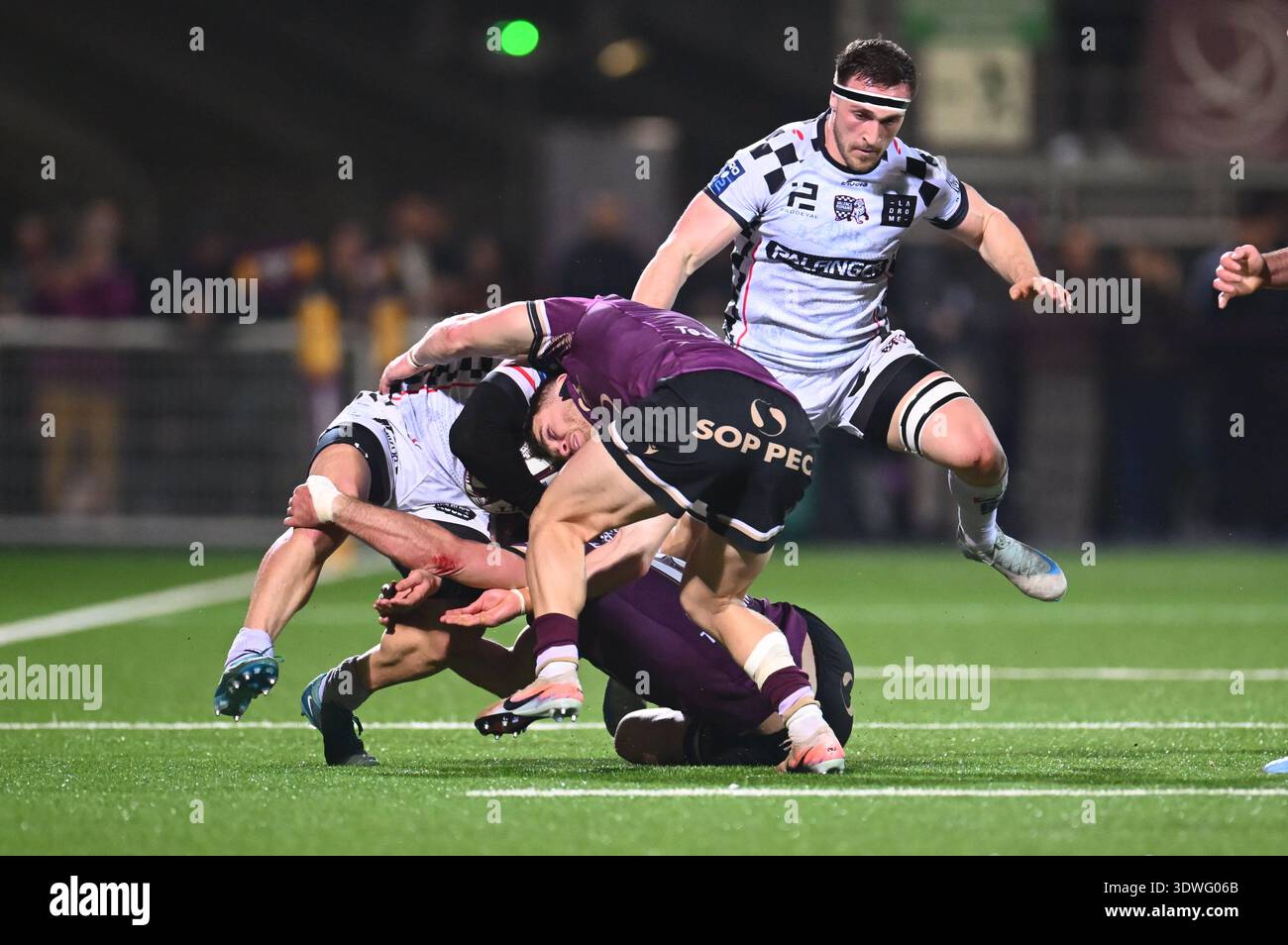 Roux Adrien of Valence during the Pro D2 match between Soyaux and ...