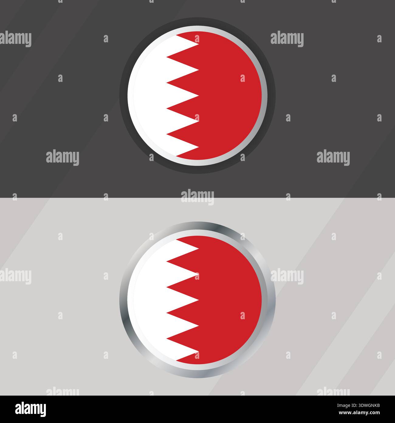 Vector Bahrain Round Flag Template Stock Vector Image & Art - Alamy