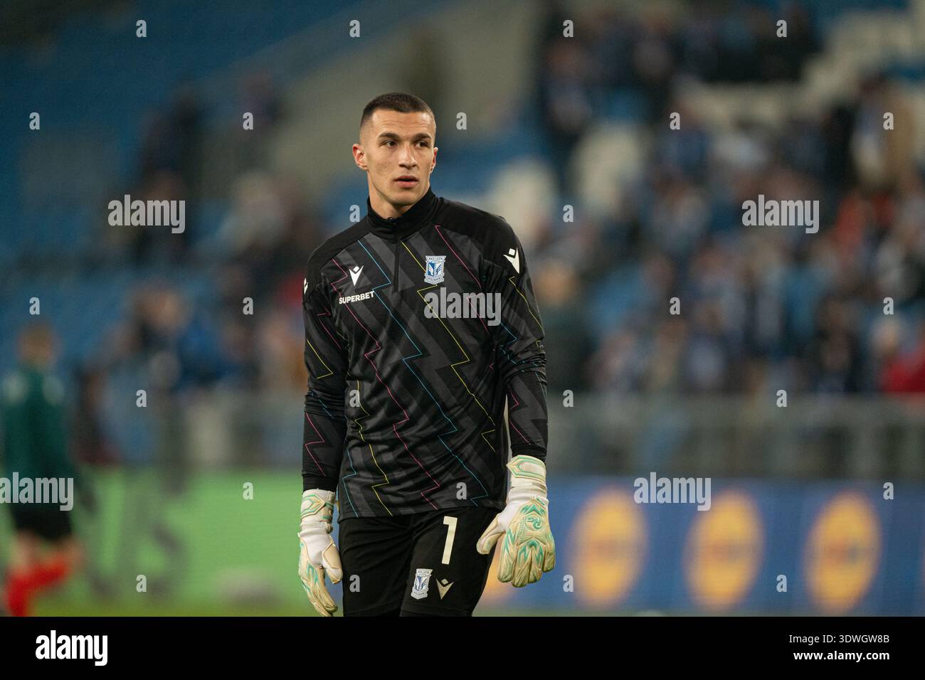 Plamen Andreev seen during UEFA Conference League knock out play off game between teams of Lech Poznan and Kups Kuopion Palloseura  (Kazimierz Koper/B Stock Photo