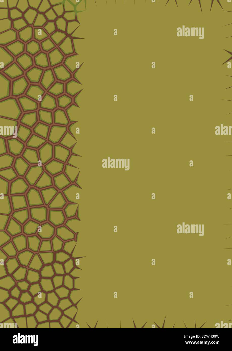 Green Biological Cell Structure Vector with Copy Space. A perfect ...