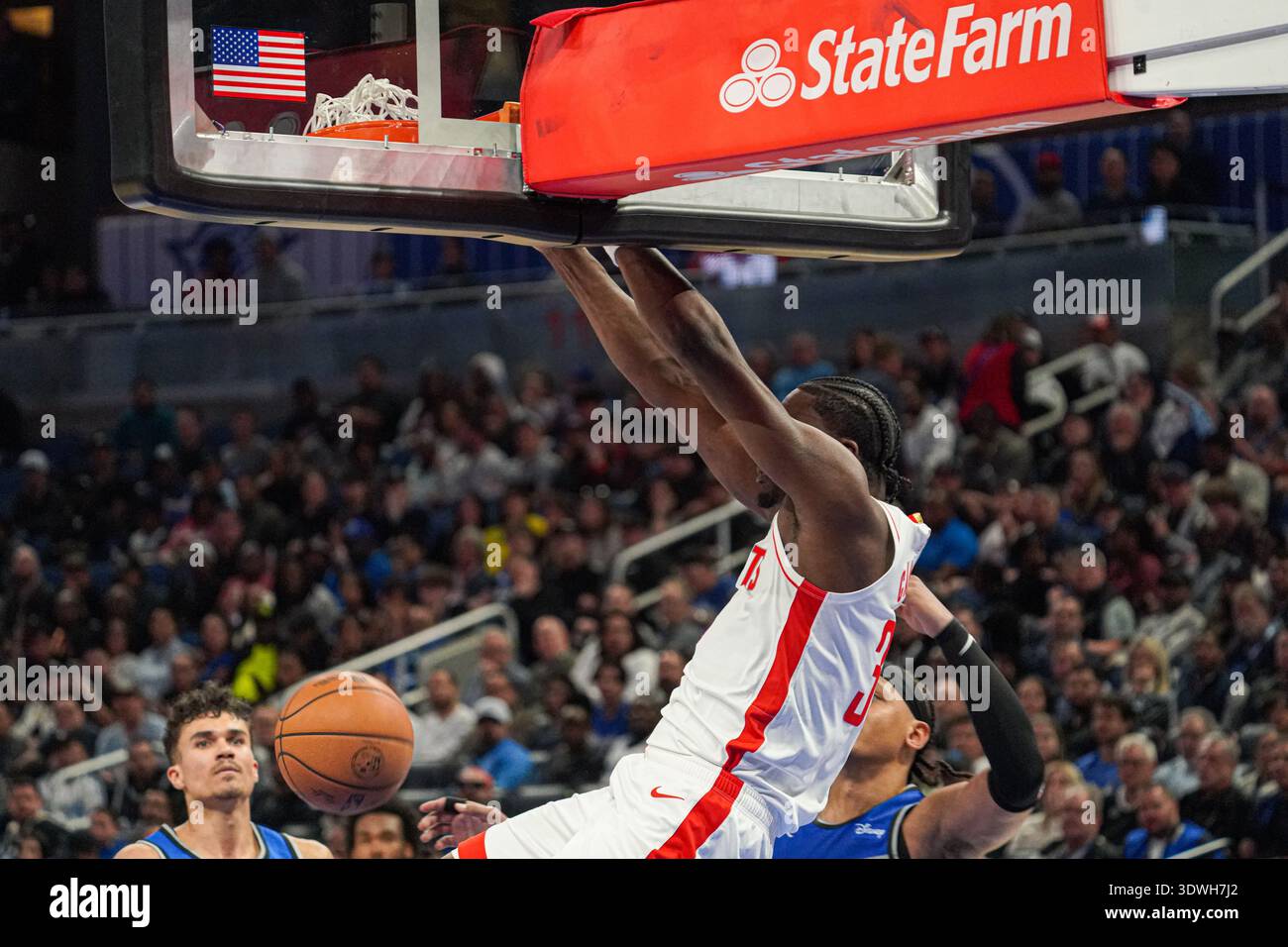 Orlando, Florida, USA, February 26, 2026, Houston Rockets center Clint ...