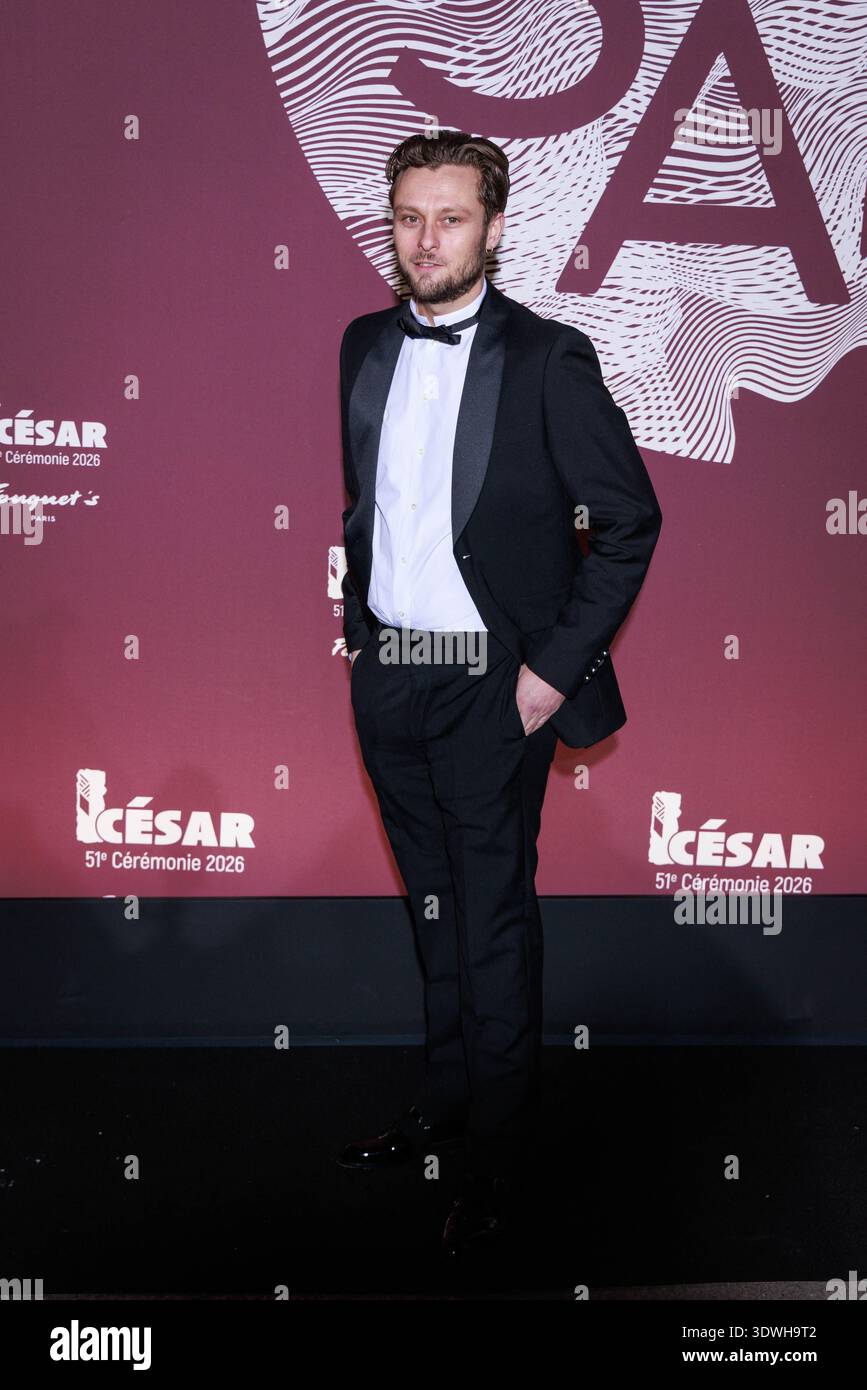 Rod Paradot posing upon arrival at the Gala Dinner following the 51st ...