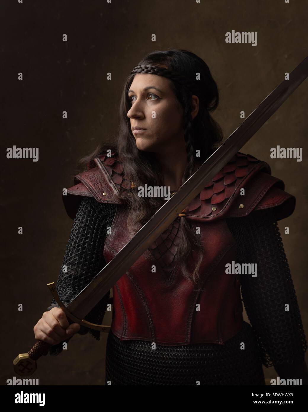 Female warrior fantasy hi-res stock photography and images - Alamy