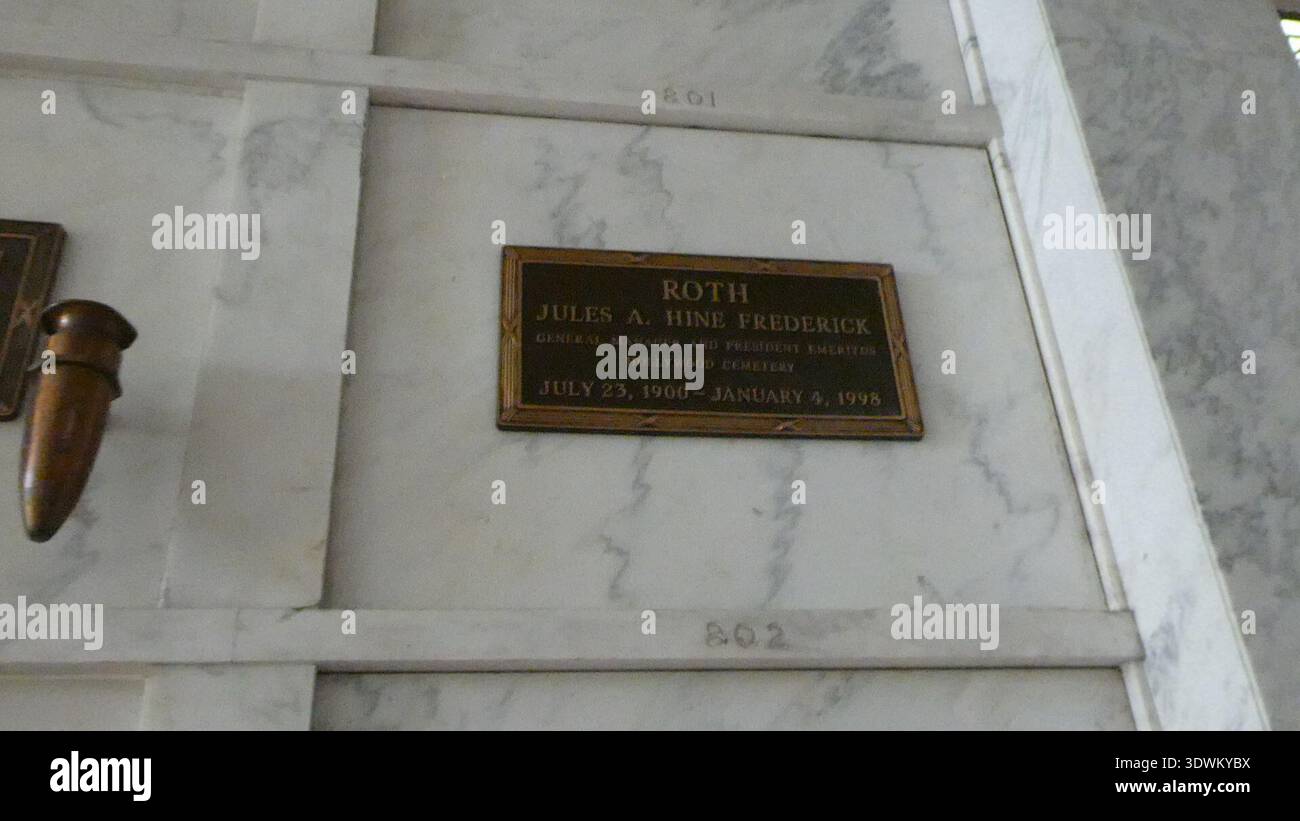 Jules Rott Former holllywood forever owner hi-res stock photography and images - Alamy