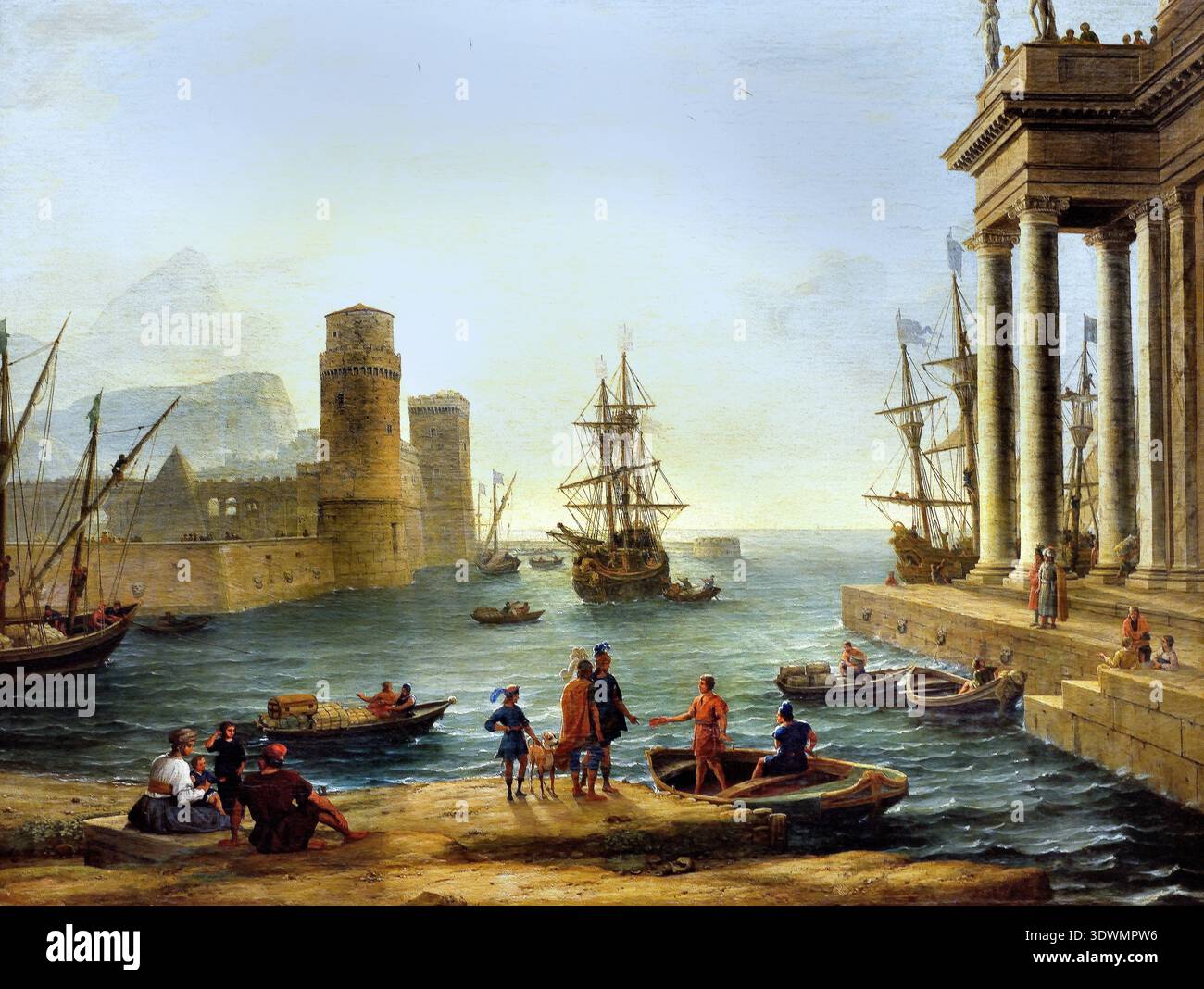 Seaport Effect of Mist 1666 Claude Lorrain - Claude Gellée 1604