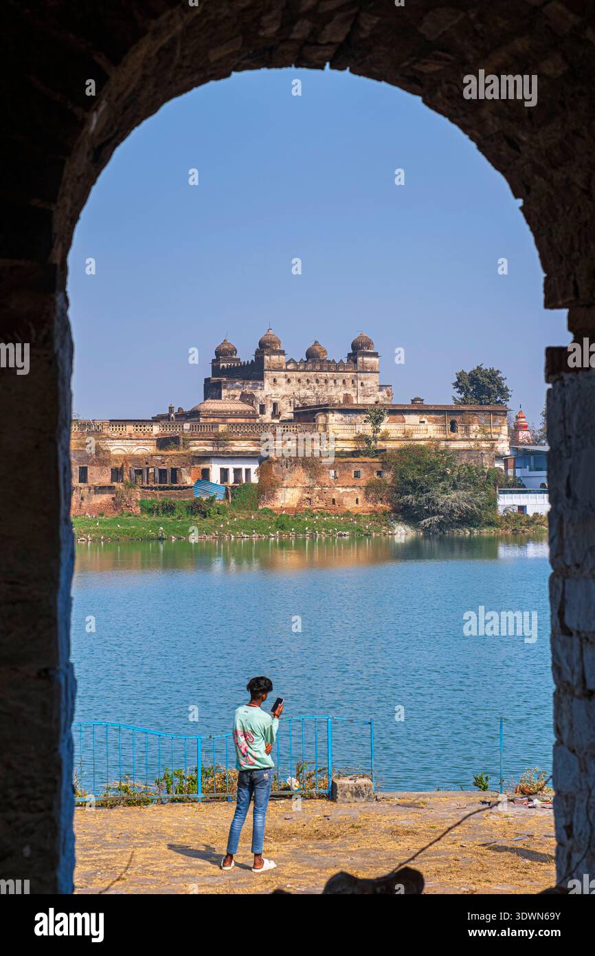 India, Madhya Pradesh state, Bhopal, 19th century Taj Mahal Palace ...