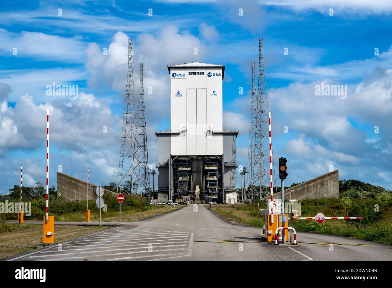 France, French Guiana, Kourou, Guiana Space Centre (Centre spatial ...