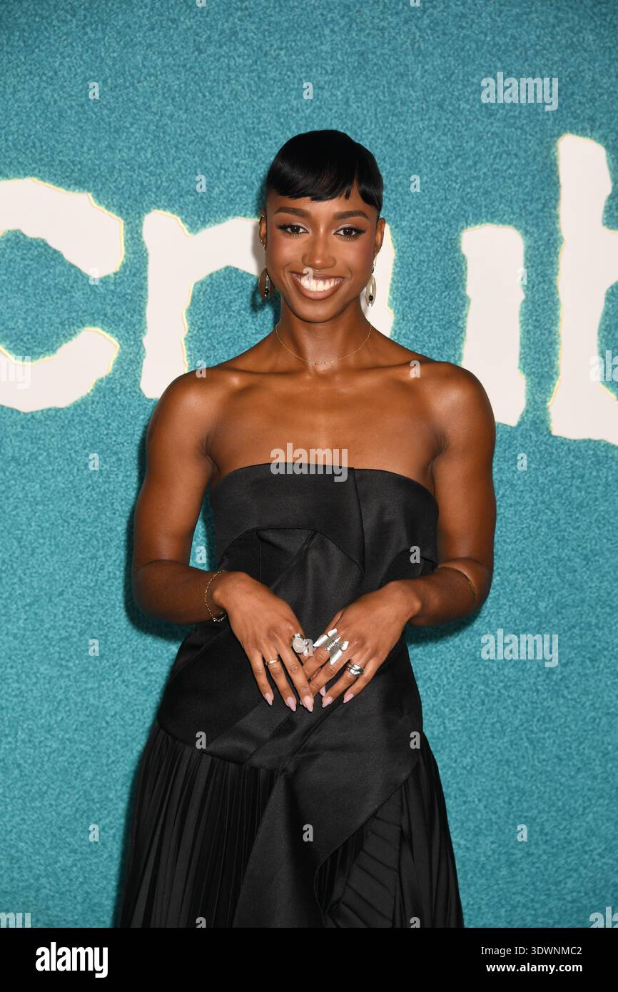 Amanda Morrow at the premiere of ABC/Hulu's 