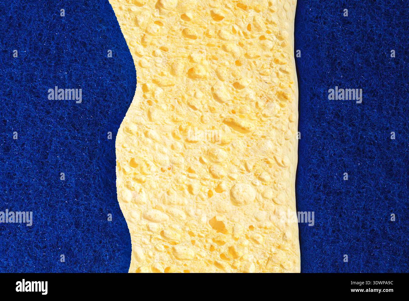 Bold Blue Felt Showcasing Contrasting Physical Texture Design Stock Photo