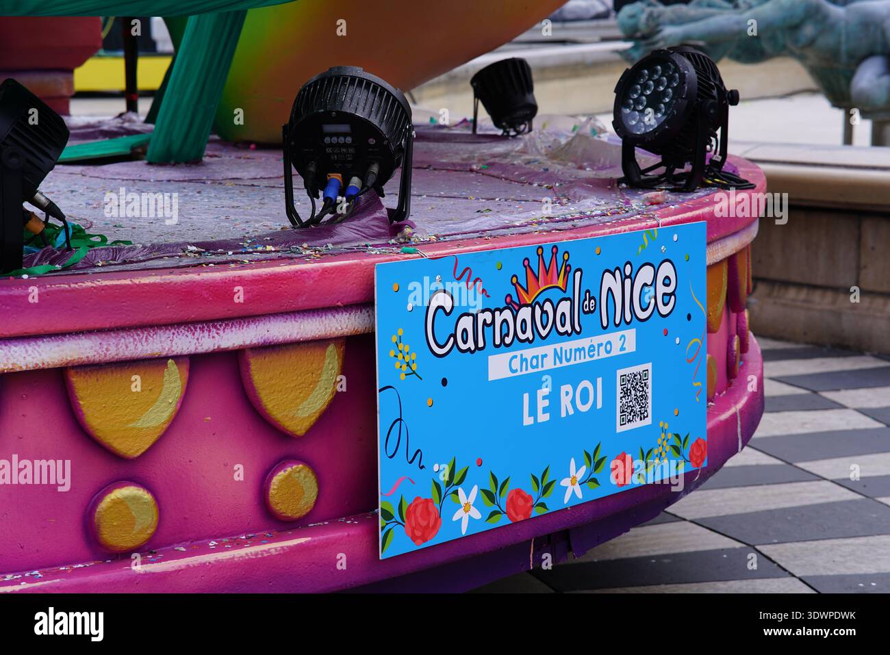 Carnival float signage hi-res stock photography and images - Alamy